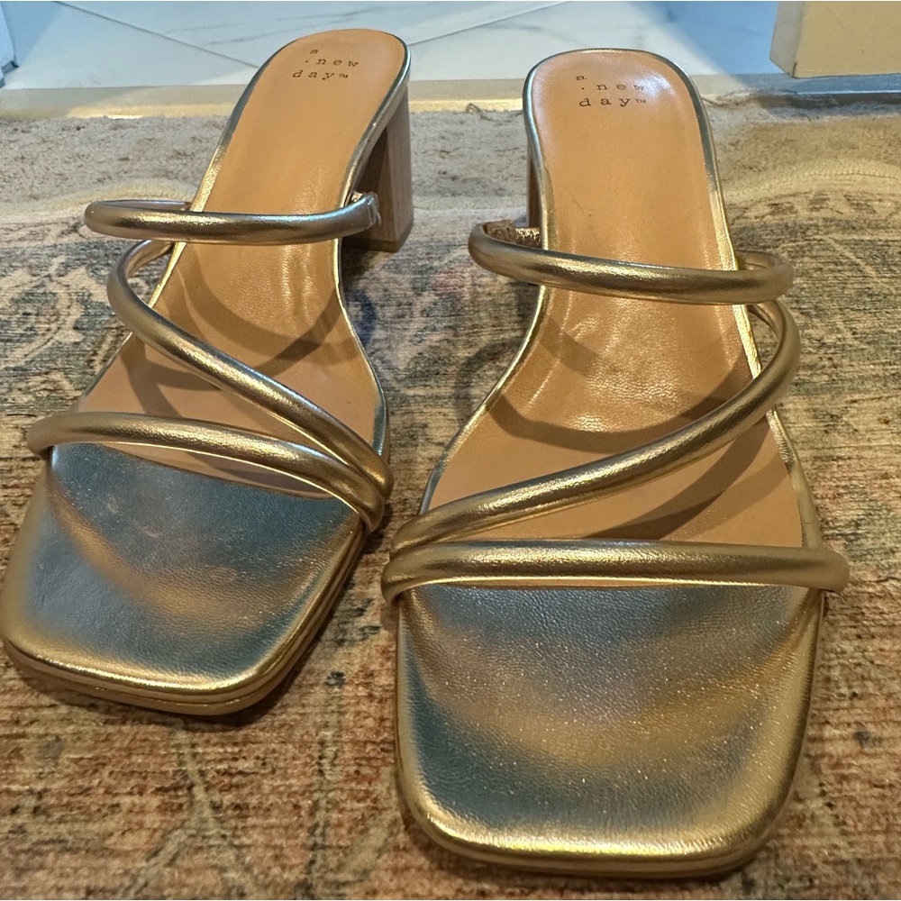Gold heels